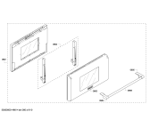 Схема №1 PRD304EG Thermador с изображением Крепежный набор для электропечи Bosch 00649953