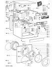 Схема №1 AWM 6100/1 с изображением Переключатель (таймер) для стиралки Whirlpool 481228219353