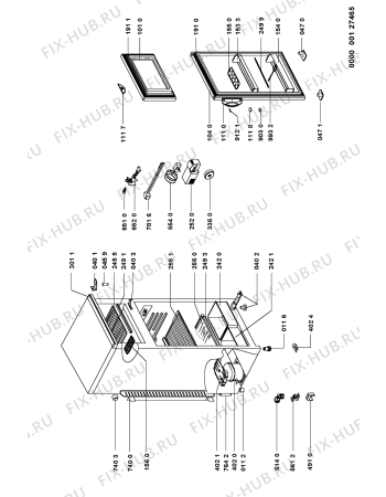 Схема №1 ART 529/G с изображением Дверка для холодильника Whirlpool 481241618251