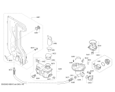 Схема №1 SMS40C22GB с изображением Силовой модуль запрограммированный для посудомойки Bosch 12007775