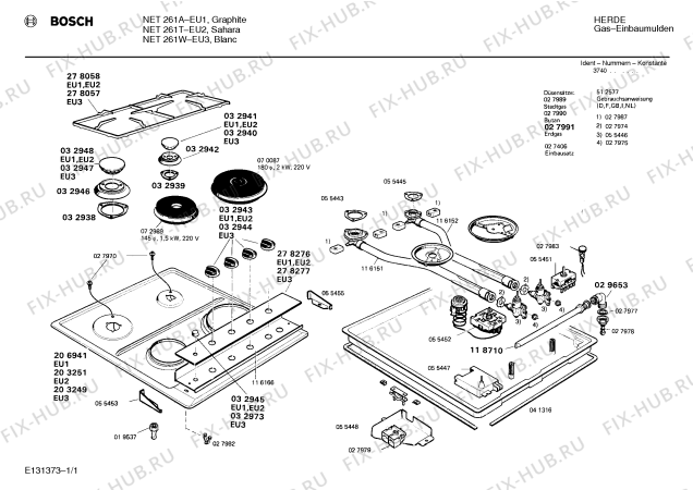 Схема №1 ER16550NL с изображением Кольцо горелки для электропечи Bosch 00032942