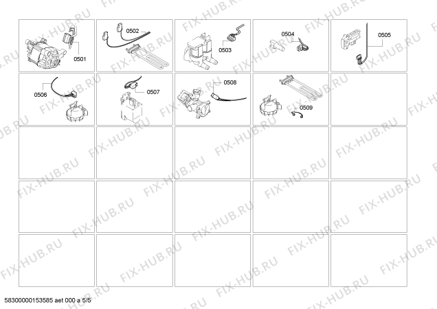 Схема №1 KWF51205 с изображением Панель управления для стиральной машины Bosch 00703848