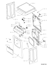 Схема №1 AWZ 2200 с изображением Обшивка для сушилки Whirlpool 481245214312