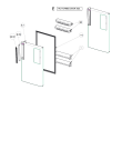 Схема №1 WTM 322 R SL с изображением Всякое для холодильной камеры Whirlpool 482000025713