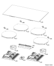 Схема №1 HK854400FB FB3 с изображением Поверхность для плиты (духовки) Aeg 5618136112
