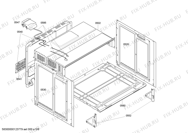 Схема №1 HE380560 с изображением Панель управления для духового шкафа Siemens 00438085