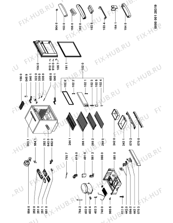 Схема №1 IKU 168-5 с изображением Дверка для холодильника Whirlpool 481241618775