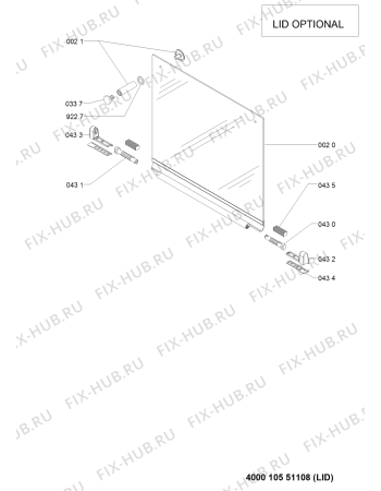 Схема №1 TGZ 5466/IN с изображением Втулка для электропечи Whirlpool 481010501590