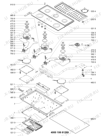 Схема №1 KHMS9010I4 (F091734) с изображением Инструкция по эксплуатации для духового шкафа Indesit C00351156