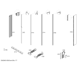 Схема №1 T36IB70NSP Thermador с изображением Монтажный набор для холодильной камеры Bosch 00671885