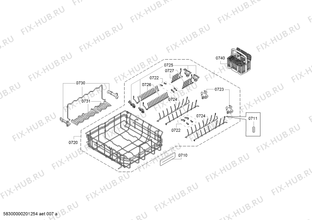 Схема №1 SX878D06PE StudioLine с изображением Силовой модуль запрограммированный для электропосудомоечной машины Siemens 12007851