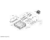 Схема №1 SMA88TD16E accent line с изображением Передняя панель для электропосудомоечной машины Bosch 11019600