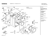 Схема №1 WM51070 SIWAMAT 5107 с изображением Вкладыш в панель для стиральной машины Siemens 00262238