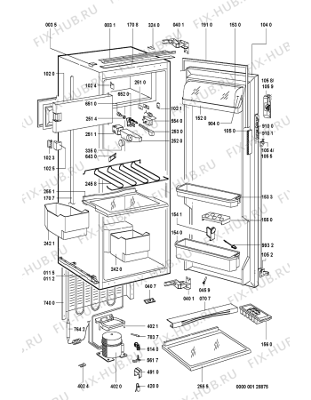 Схема №1 KVIK 2000/A с изображением Дверь для холодильника Whirlpool 481244079094