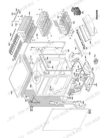 Схема №1 ADG 637 WH с изображением Мини-ручка для посудомойки Whirlpool 481290500207