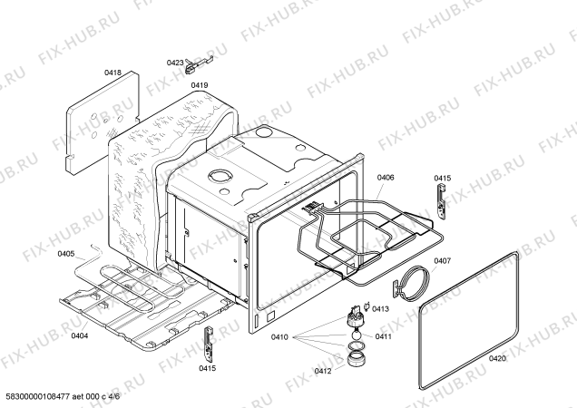 Схема №2 B1442N0GB с изображением Часы для плиты (духовки) Bosch 00602743