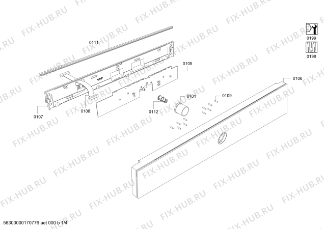 Схема №2 3WG459XDC Einländervarianten mit LO ausserhalb LOT с изображением Дверь для плиты (духовки) Bosch 00770966