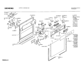 Схема №1 SN470054 с изображением Ручка для посудомоечной машины Siemens 00113601