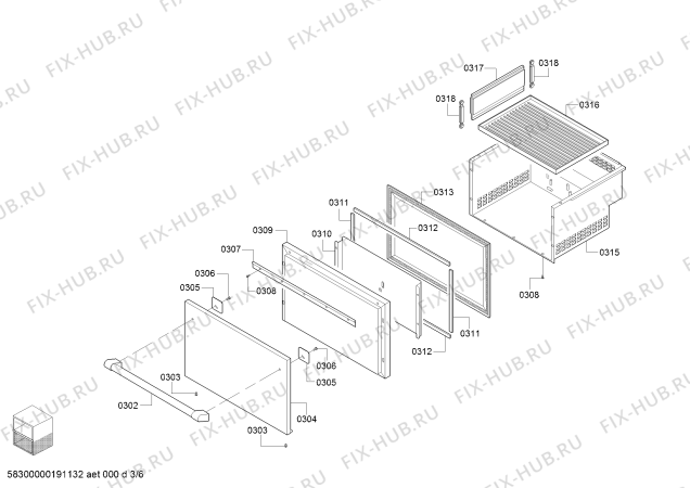 Схема №1 T24UR810DS с изображением Программатор для плиты (духовки) Bosch 12010993