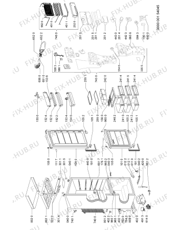 Схема №1 SV 194 с изображением Панель управления для холодильной камеры Whirlpool 481246469216