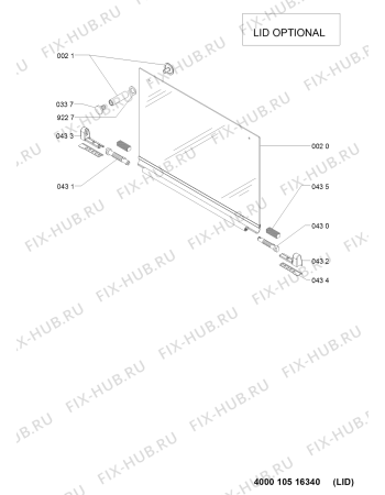 Схема №1 KHPI75501 (F091751) с изображением Наставление для плиты (духовки) Indesit C00351771