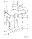 Схема №1 ADG 8452 WH с изображением Панель для электропосудомоечной машины Whirlpool 481245371528