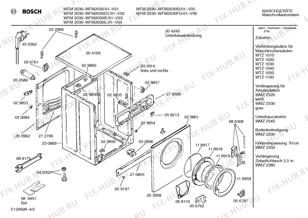 Схема №1 WFM3030DC WFM3030 с изображением Вставка для ручки для стиралки Bosch 00094338