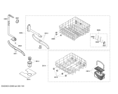 Схема №1 SHU8802UC с изображением Панель управления для электропосудомоечной машины Bosch 00186933