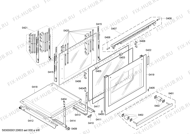 Схема №1 HEN346571 с изображением Панель управления для плиты (духовки) Bosch 00662642