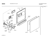 Схема №1 SGS5332AU с изображением Передняя панель для электропосудомоечной машины Bosch 00365538