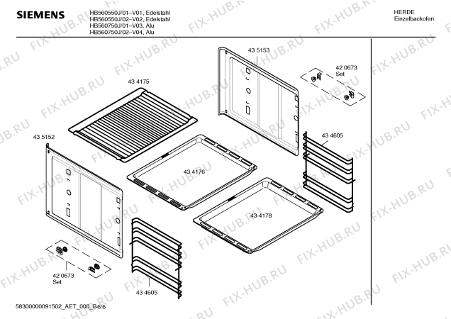 Схема №1 HB560750J с изображением Инструкция по эксплуатации для плиты (духовки) Siemens 00587360