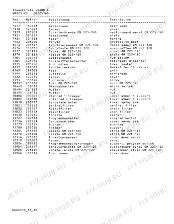 Схема №1 GM205160NE с изображением Кольцо для посудомоечной машины Bosch 00321702