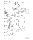 Схема №1 ADL 335 1/IX с изображением Панель для посудомоечной машины Whirlpool 481245372818