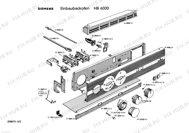 Схема №1 0750192054 EH640EV с изображением Терморегулятор для печи Siemens 00072960