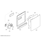 Схема №1 SGU09T15SK с изображением Передняя панель для посудомойки Bosch 00445000