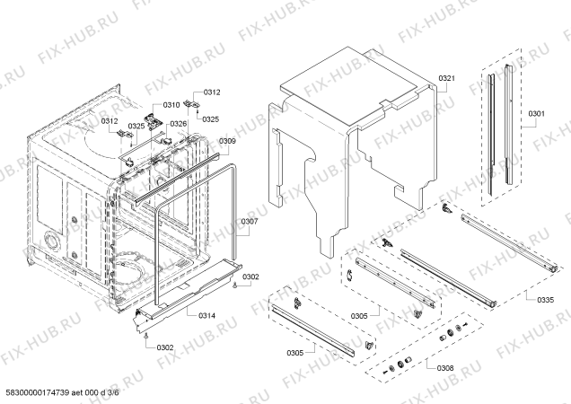 Схема №1 S38KML45UC Kenmore с изображением Панель управления для посудомоечной машины Bosch 00770738