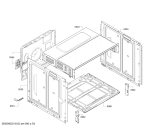 Схема №1 HBF113BS00 с изображением Панель управления для духового шкафа Bosch 11025411