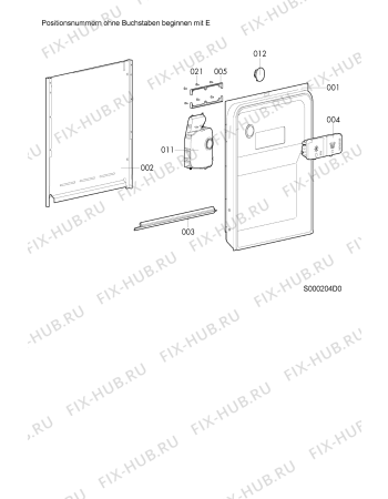 Схема №1 GS 6719/1 IN с изображением Блок управления для посудомойки Whirlpool 481245373037