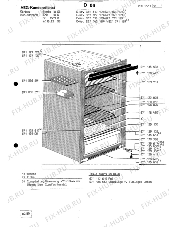 Взрыв-схема холодильника Unknown 4018 22 SB - Схема узла Section1