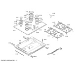 Схема №1 T2526N0IL с изображением Рассекатель горелки для электропечи Bosch 00640041
