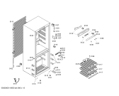 Схема №1 KGV36X40 с изображением Дверь для холодильника Bosch 00244785