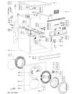 Схема №1 AWO/D 9561/S с изображением Обшивка для стиральной машины Whirlpool 481245310763