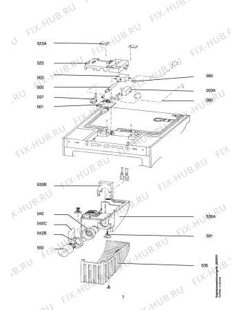 Взрыв-схема холодильника Elektra Bregenz KD171 - Схема узла Refrigerator electrical equipment