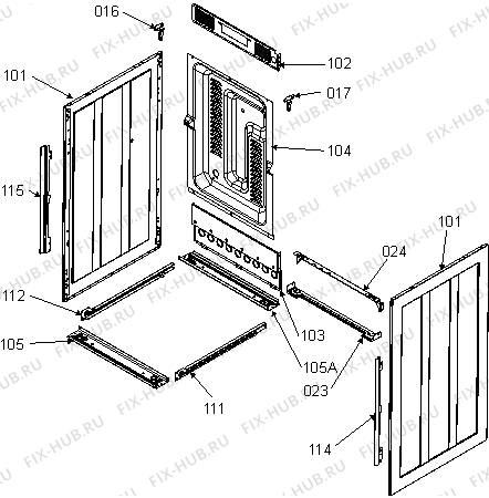 Схема №1 CM7501S (465997, 358E.80) с изображением Дверь (стекло) духовки для плиты (духовки) Gorenje 554276