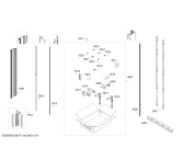 Схема №1 RF411701 с изображением Шланг для холодильной камеры Bosch 00646541