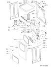 Схема №1 AWZ 330 с изображением Обшивка для сушилки Whirlpool 481245216915