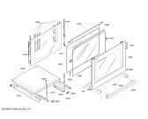 Схема №1 HLN653420F с изображением Стеклокерамика для плиты (духовки) Bosch 00681010
