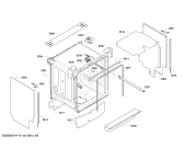 Схема №1 SMI63M05TC с изображением Передняя панель для посудомойки Bosch 00676062