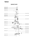 Схема №1 QB403GA3/6R1 с изображением Корпусная деталь для кухонного измельчителя Tefal MS-0A13237