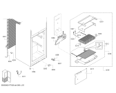 Схема №1 KGN36NK13R с изображением Дверь для холодильной камеры Bosch 00772455